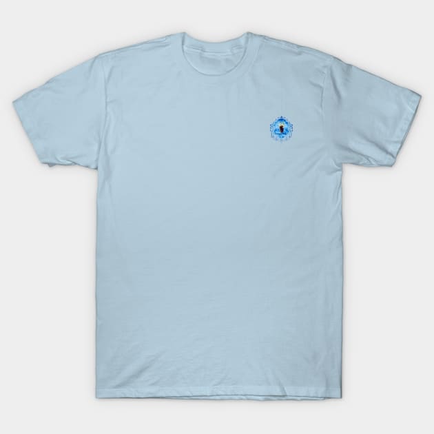 A Bea Kay Thing Called Beloved- Blue Medallion Polo T-Shirt by BeaKay